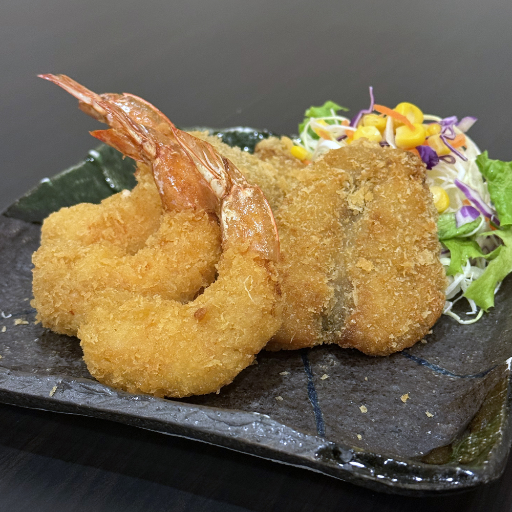 アジフライ（約700ℊ)＆エビフライ（約450ℊ）セット　＜冷凍便＞  -送料込-