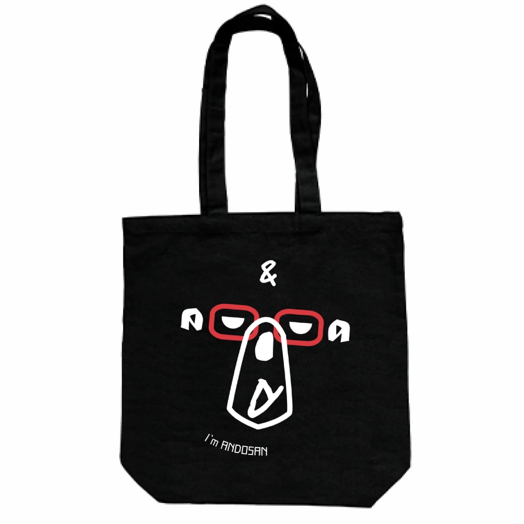 アンドーさんトートバックMサイズ（34.5cm×35.5cm）【Tシャツ総選挙デザイン】  -送料込-